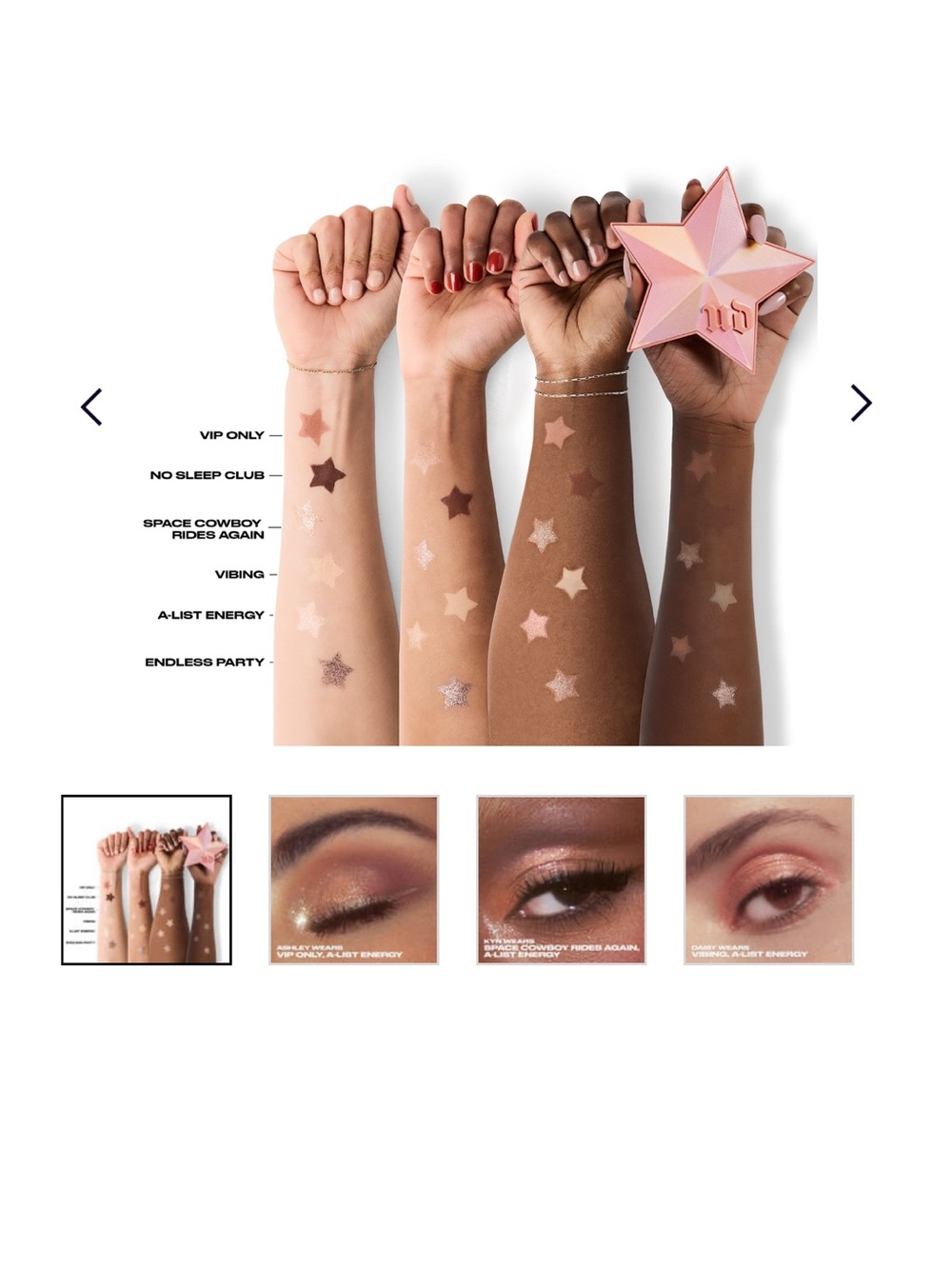 New Urban Decay Space Cowboy Eyeshadow Palette Limited Edition Discontinued Auth - Picture 4 of 13